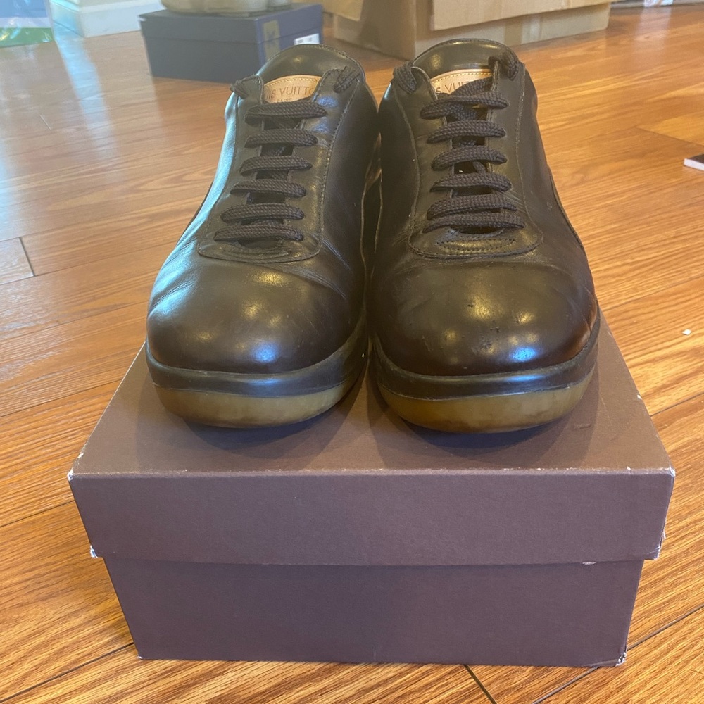 Louis Vuitton Sneaker Cacao Veau Safari
